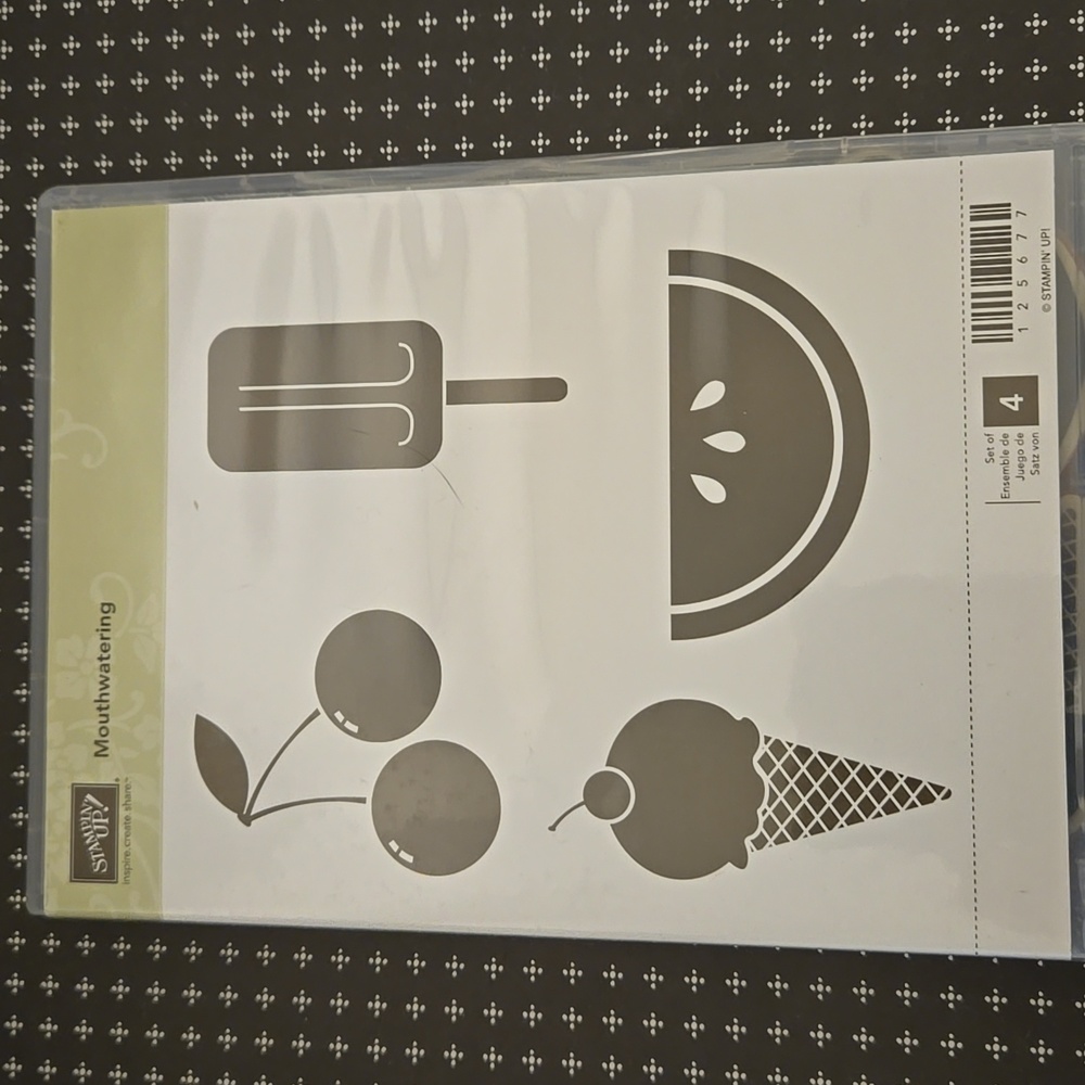 Stampin Up Mouthwatering Retired Stamp Set